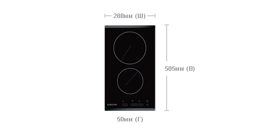 Набор Samsung C-TR432NB02 варочная панель