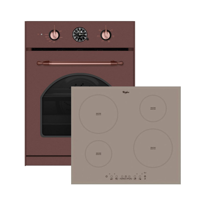 Комплект из встраиваемой электрической варочной панели и электрического духового шкафа