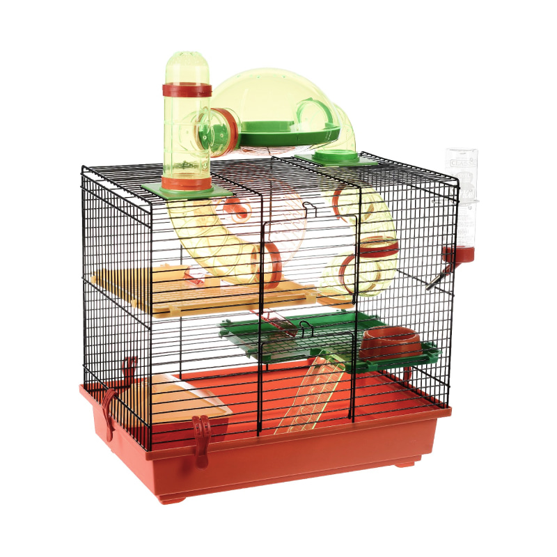 Клетка для грызунов I.P.T.S. "Rocky", с игровым комплексом